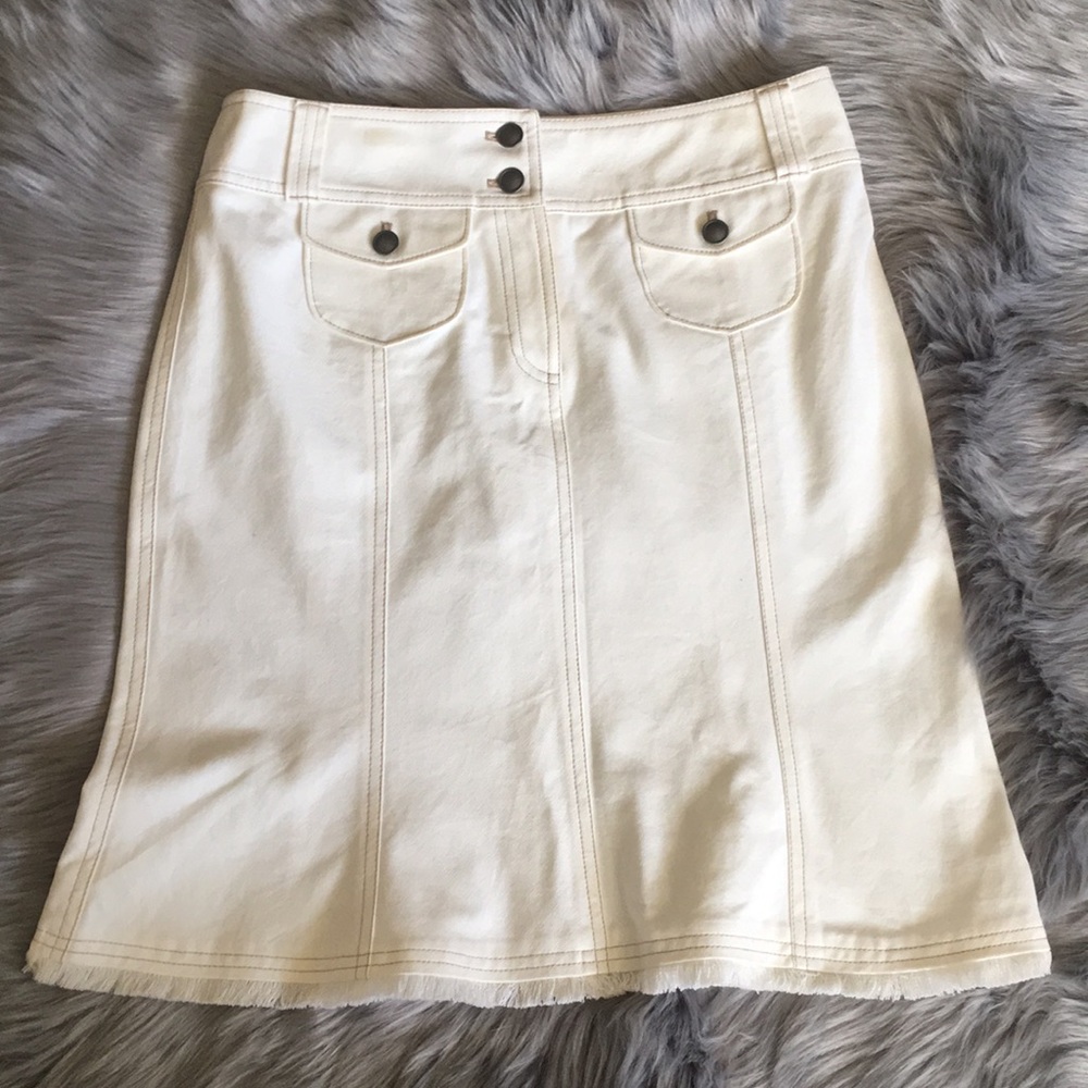 ETCETERA denim white skirt